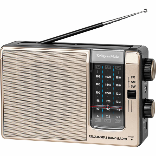 Kruger&Matz Přenosné analogové rádio , model KM0830