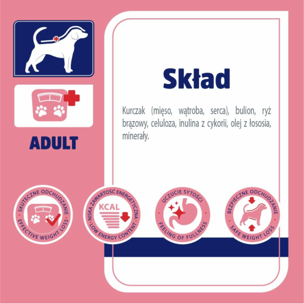 VET RESPONSE Weight balance - vlhké krmivo pro psy - 400g