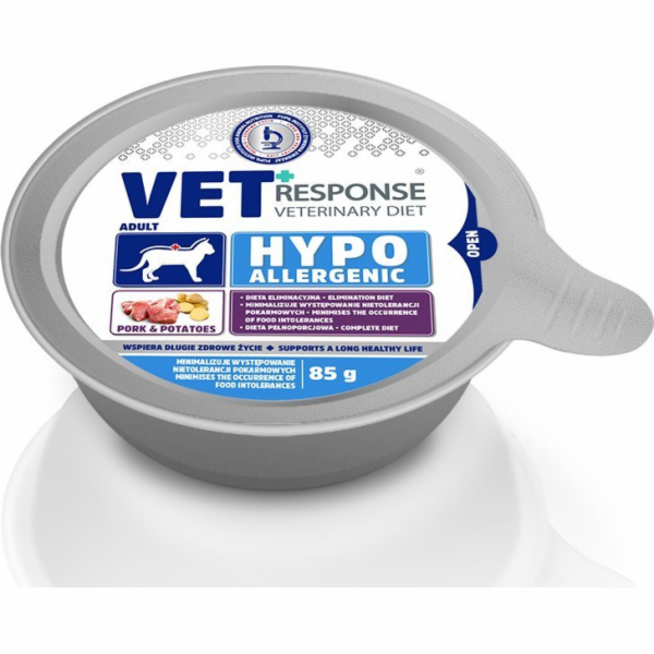 VET RESPONSE Hypoallergenic Pork - mokré krmivo pro kočky...