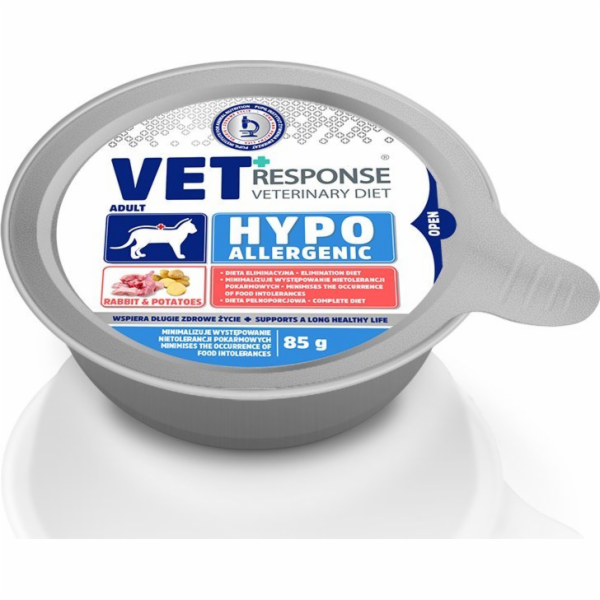 VET RESPONSE Hypoallergenic Rabbit - mokré krmivo pro koč...