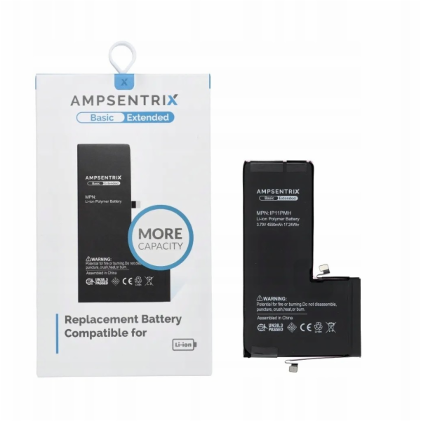 Inne Základní baterie AmpSentrix pro iPhone 11 Pro Max (z...