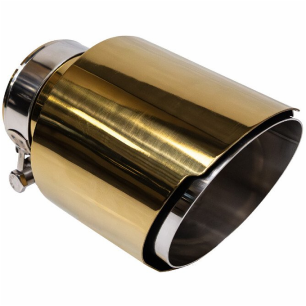 Poujoulat Koncovka tlumiče výfuku 114 mm, vstup 67 mm, zl...