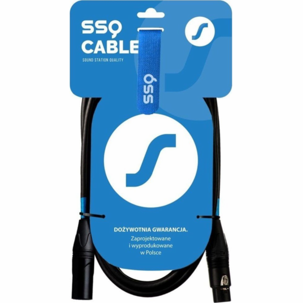 SSQ DMX0,5 - Kabel XLR samec - XLR samice, 0,5 m