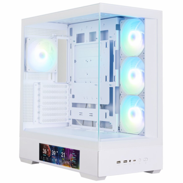 Zalman skříň P40 DS / ATX / 4x120mm ARGB fan / 2xUSB 3.0 ...