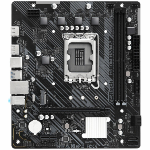 Asrock H610M-HDV/M.2 D5 Gen5 Intel H610 LGA 1700 Micro ATX