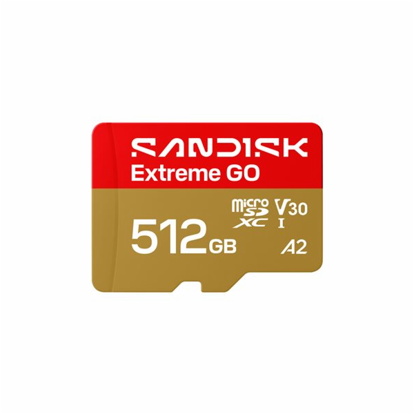 SanDisk Extreme Go - Pametová karta flash - 512 GB - A1 /...