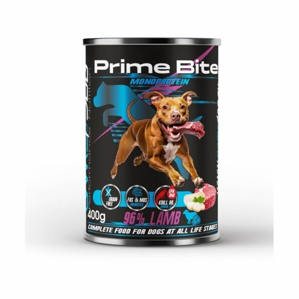 PRIME BITE Monoprotein Lamb with parsley - vlhké krmivo p...