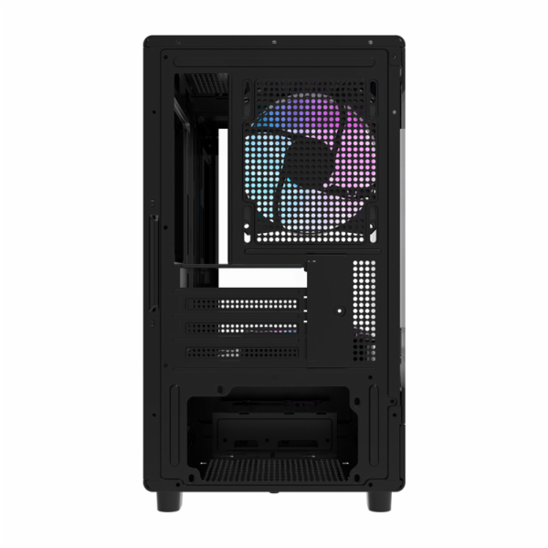 Počítačová skříň Darkflash DB330M + 3 ventilátory (černá)