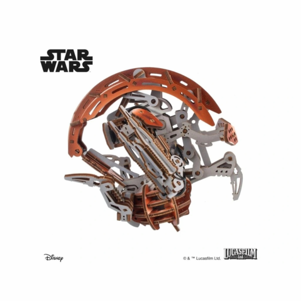 Ugears 3D dřevěná mechanická skládačka Star Wars Droideka