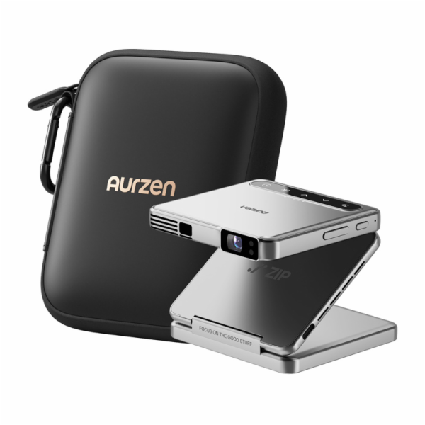 Projektor AURZEN Zip (stříbrný)