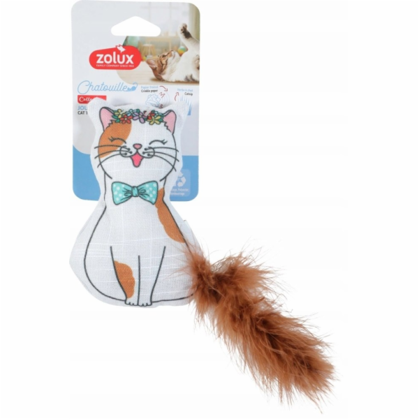 ZOLUX Chatouille Cat with feathers and catnip - hračka pr...