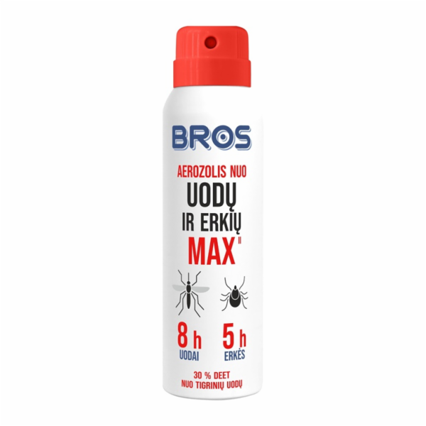 BROS Aerosol proti komárům/klíšťatům MAX, 90 ml
