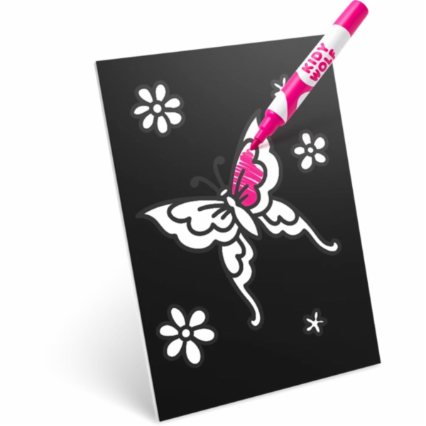 Kidywolf Leuchtendes Wandbild 3er-Set Prinzessin
