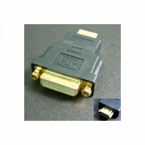 Logo Video redukce  HDMI samec - DVI (24