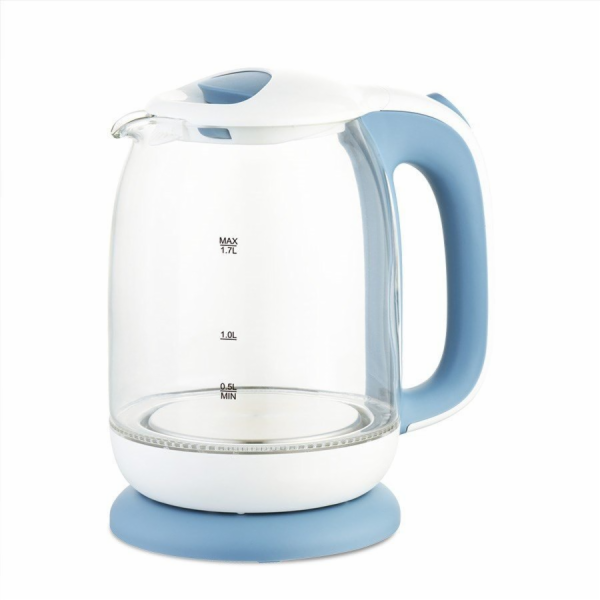 Maestro MR-056-Blue Skleněná rychlovarná konvice 1,7 l