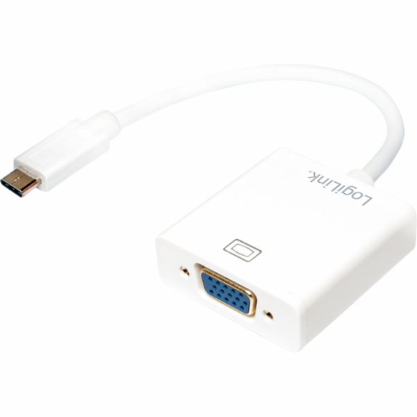LogiLink Adaptér USB-C 3.1 na VGA 1080p, Mac OSX, Chrome OS