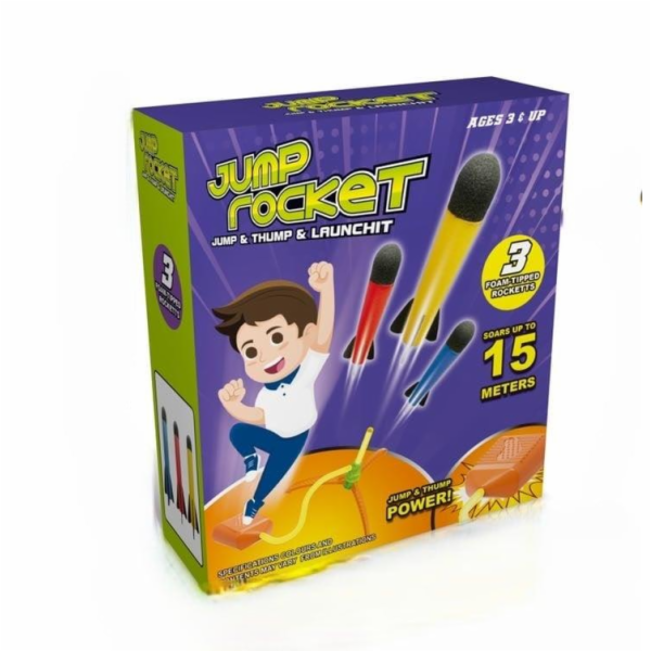 NENURODYTA_Z Venkovní hračka Skákací raketa, různé barvy