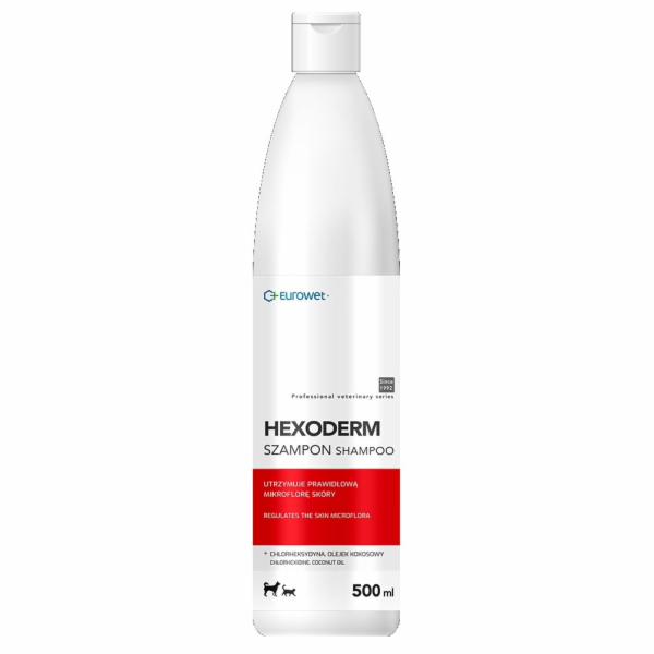 EUROWET Hexoderm - šampon pro psy a kočky - 500ml
