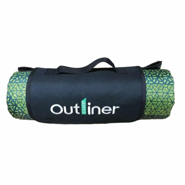 OUTLINER Kempingová podložka Outliner, zelená, 150 x 200 cm