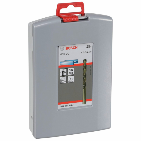 Bosch HSS-set spiralovych vrtaku Cobalt 19-ti dilny