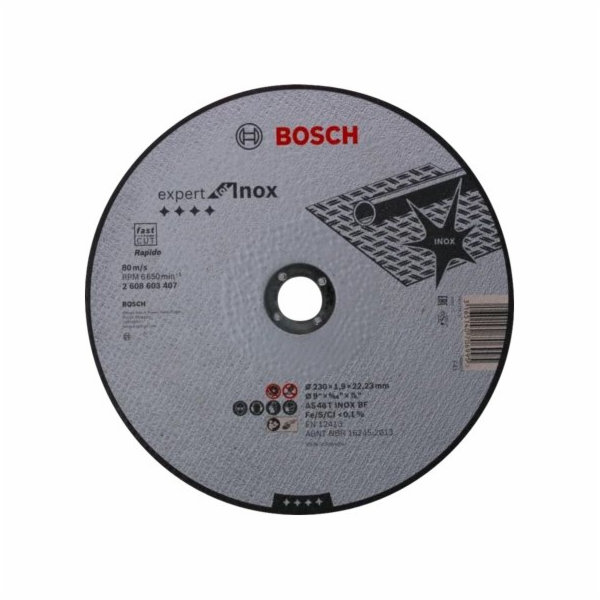Řezný kotouč Bosch Expert pro Inox - Rapido, O 230mm