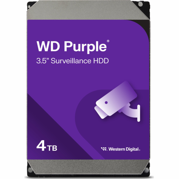 HDD Western Digital PURPLE pro kamerové systémy - 4TB