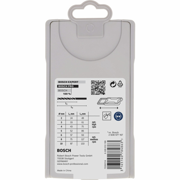 Bosch Powertools Sada vrtáků do kovu HSS-Co z nerezové oc...