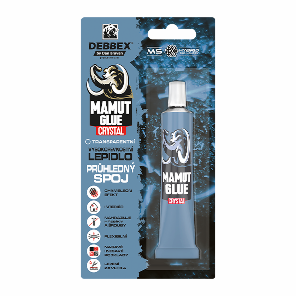 Lepidlo DEN BRAVEN MAMUT CRYSTAL transparentní 25ml