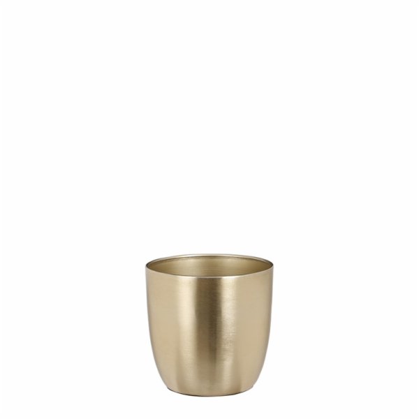 Hrnec Mica Alano 1119953, keramika, H 11,5 cm, zlatý