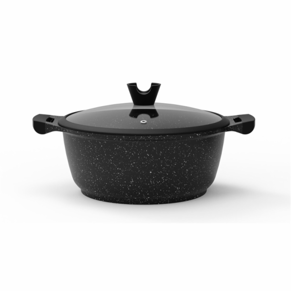 Hrnec Domoletti Black Marble, 28 cm, 6,1l