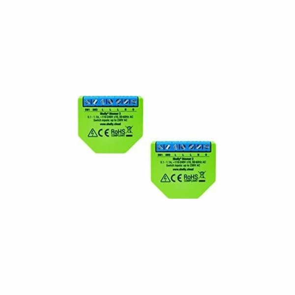 Shelly Drimmer 2 Set of 2 Lighting Controllers 230V, WiFi