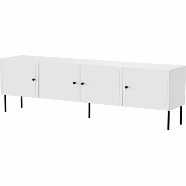 4D RTV skříň PALAZZO BIS 201x40x60 bílá matná