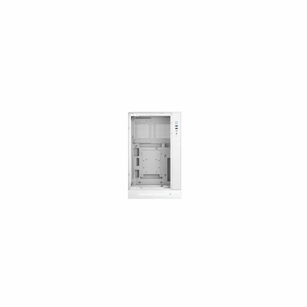 DEEPCOOL Case CH270 PLUS, mATX, Průhledná bočnice, bílá