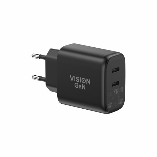 Vision - Sítový adaptér - 65 Watt - 3.25 A - 2 výstupní k...