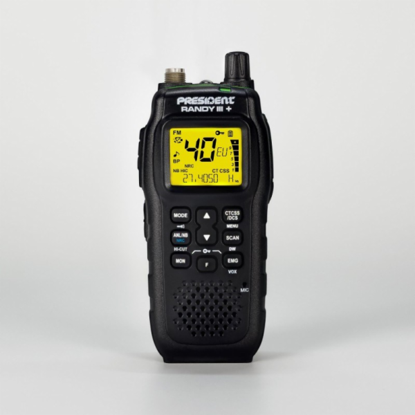 Přenosná ruční CB vysílačka ASC PRESIDENT Randy III Plus