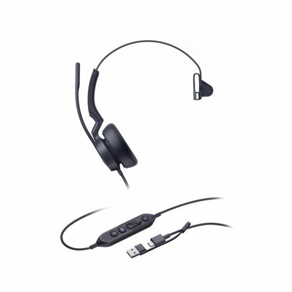 Yealink Headset UH46 Mono Teams USB-C/A