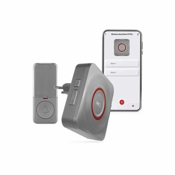 EMOS GoSmart Domovní bezdrátový zvonek P5735SS do zásuvky...
