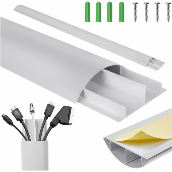 Maclean Krycí lišta MC-814 S stříbrná, hliníková