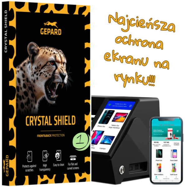 Gepard Krystalový štít