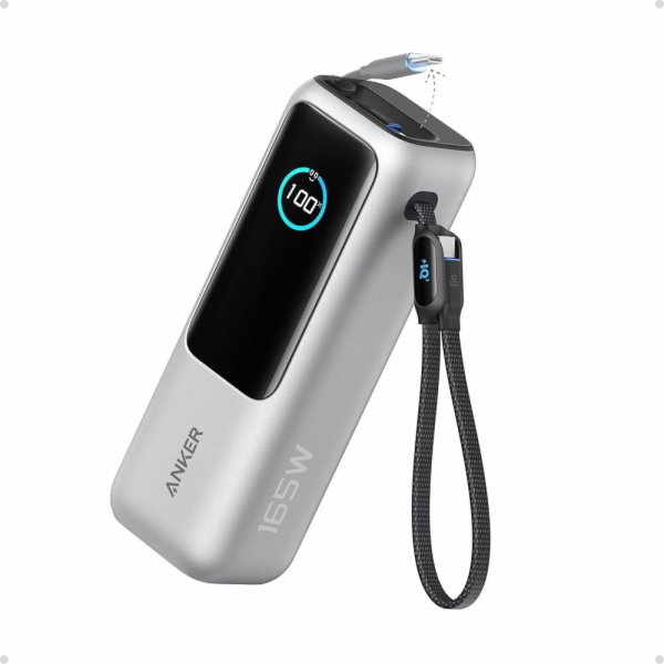 Anker ZOLO Powerbanka 25000mAh 165W Vestavěný USB-C kabel...