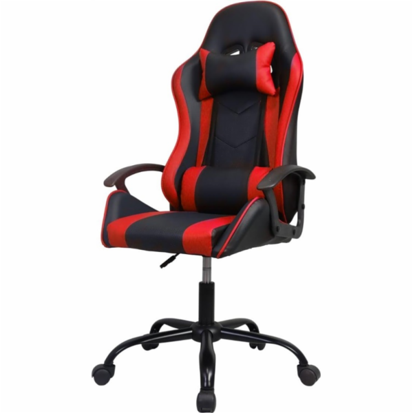 Happygame 6911, 59 x 47 x 116 - 126 cm, černá/červená