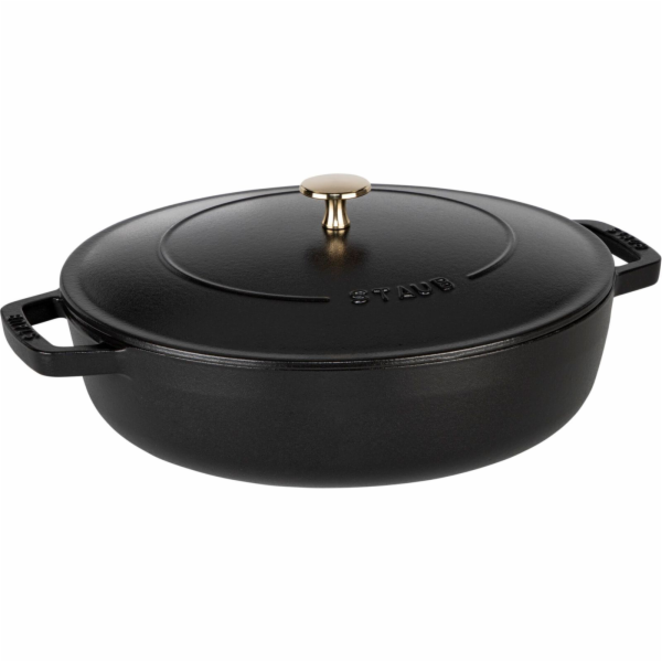 Staub Christera Braiser 28cm, Black, Cast Iron