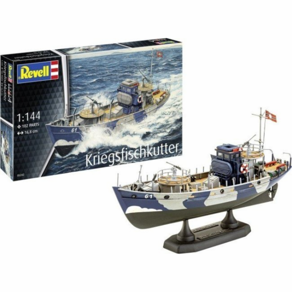 Revell Plastikový model lodi KFK Krieg sfischkutter 1/144