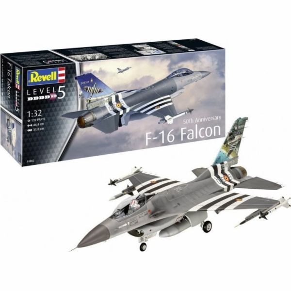 Revell Plastikový model letounu F-16 Falcon k 50. výročí ...