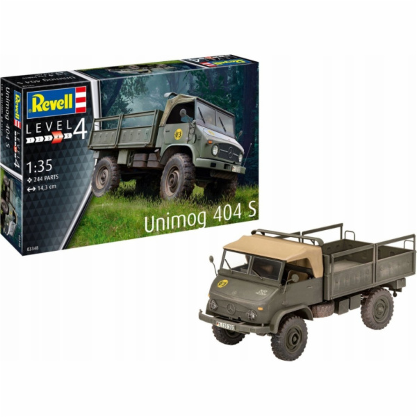 Revell Plastikový model vozidla UNIMOG 404 S v měřítku 1/35
