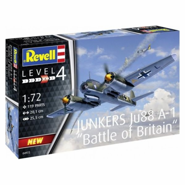 Revell Plastikový model letadla Junkers Ju88 A-1 Battle o...