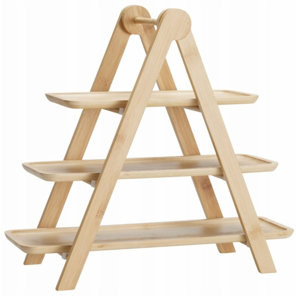 Etažér servírovací 3 patra dřevěný KO-784610520