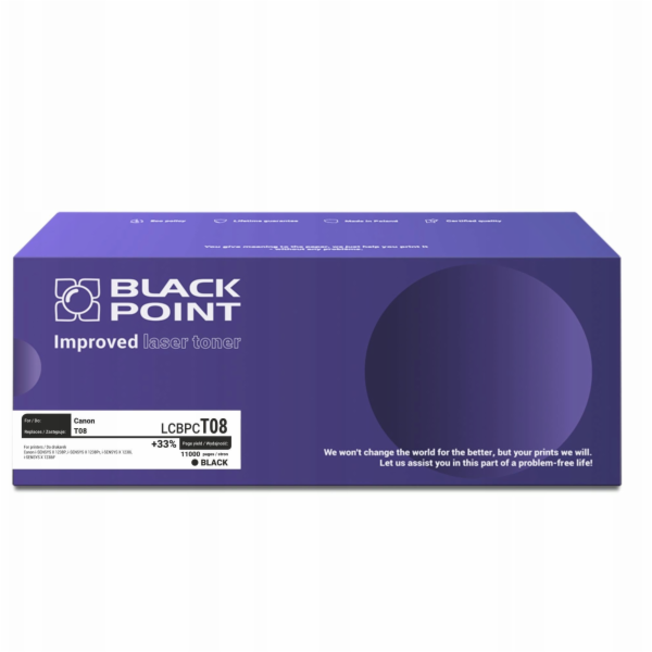 Black Point [LBPCT08C] Toner BP S+ (Canon T08) verze s čipem
