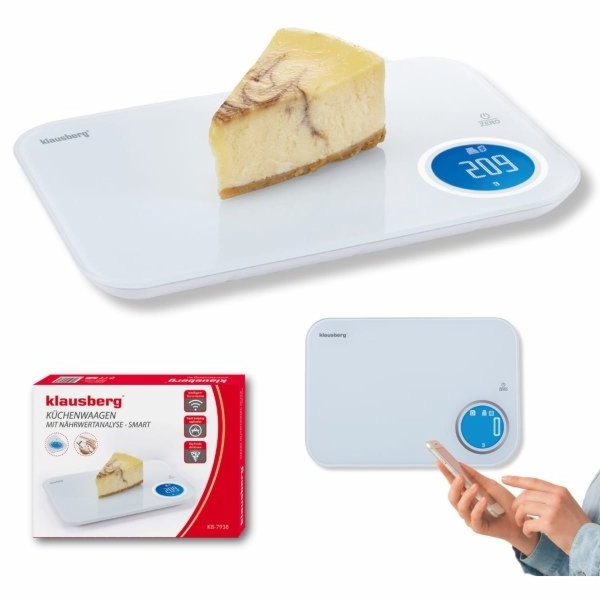 Klausberg ELEKTRONICKÁ KUCHYŇSKÁ VÁHA 10 kg KB-7936