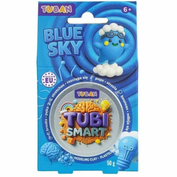 TUBAN Plastelína Tubi Smart - Modrá obloha 50g